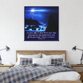 Matthew 5:16 canvas afdruk (Insitu (Slaapkamer))