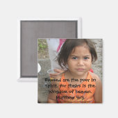 Matthew 5:3 magneet (Voorkant / Achterkant)