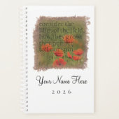 MATTHEW 6:28 - Personalized Day Planner (Devant)