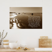 Matthew 6:33-34 Poster (Keuken)