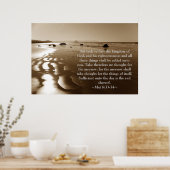 Matthew 6:33-34 poster (Keuken)