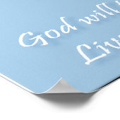 Matthew 6:34 Bijbelverse Poster (Hoek)