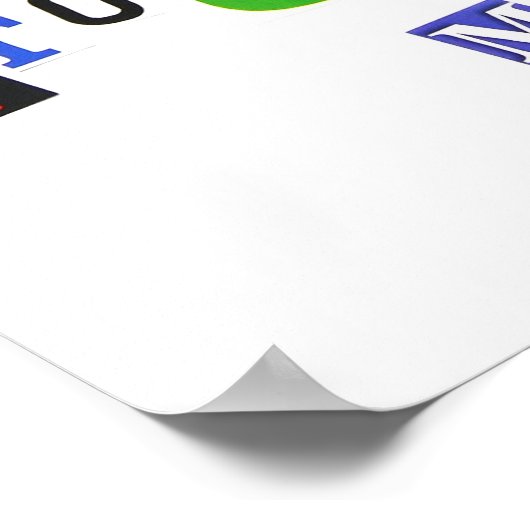 Matthew 6:34 Ransom Note Poster (Hoek)