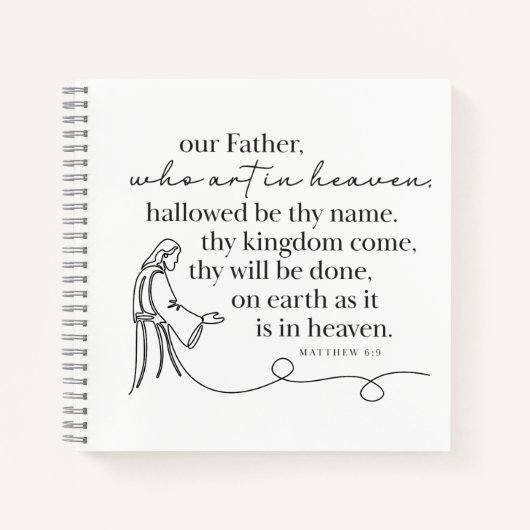 MATTHEW 6:9 - Journal intime (Devant)