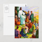 Matthew 6 Jesus leert zijn briefkaart (Voorkant / Achterkant)