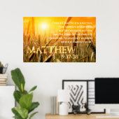 Matthew 9:37-38 poster (Thuiskantoor)