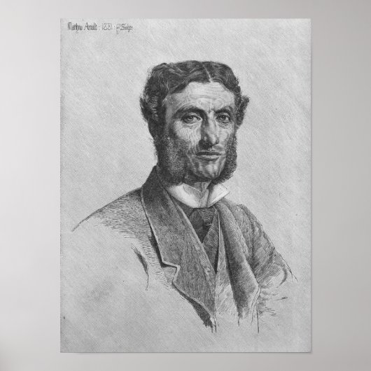 Matthew Arnold, 1881 Poster (Voorkant)