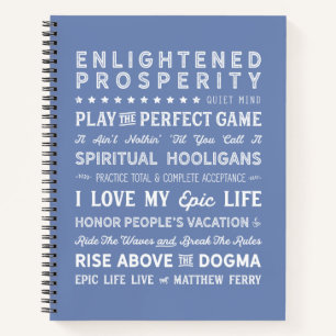 Matthew Ferry Words of Wisdom Notitieboek