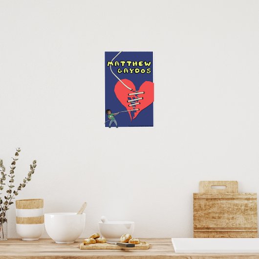 Matthew Gaydos Broken Heart Poster (Keuken)
