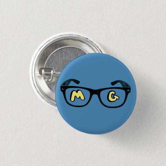 Matthew Gaydos Glasses Button (Voorkant /achterkant)