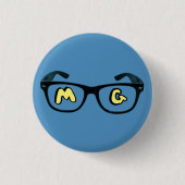 Matthew Gaydos Glasses Button (Voorkant)