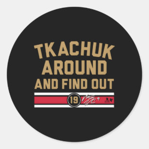 Matthew Tkachuk en ontdek Florida Hockey Ronde Sticker