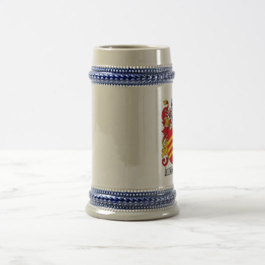 Matthews Coat of Arms Stein / Matthews Crest Stein Bierpul (Center)