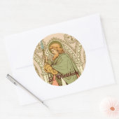 Matthias de apostel (RLS 11) Ronde Sticker (Envelop)