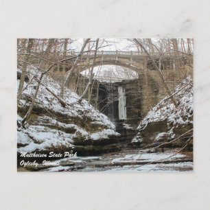 Matthiessen Illinois State Park Briefkaart