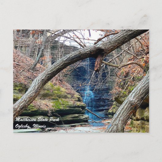 Matthiessen Illinois State Park Briefkaart (Voorkant)
