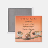 Matthieu 10:30-31 2" Magnet (Recto/Verso)