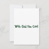 Matthieu 11:27 KJV Bible Scripture Carte de voeux (Dos)