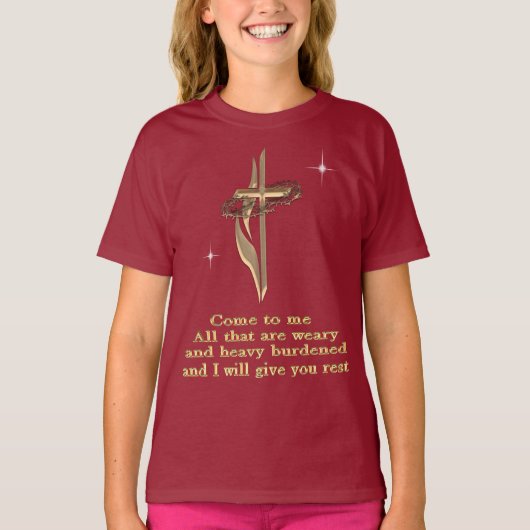 Matthieu 11:28 t-shirt (Devant)
