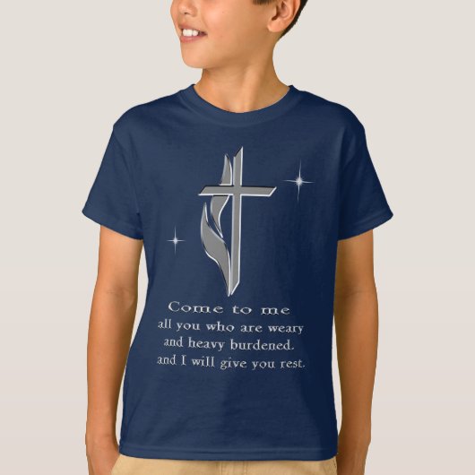 Matthieu 11:28 t-shirt (Devant)