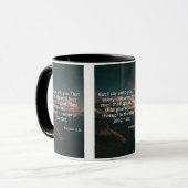 Matthieu 12:36 KJV Bible Verse Pic Mug à deux tons (Devant gauche)