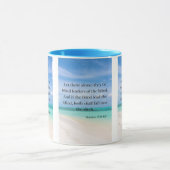 Matthieu 15:14 KJV Bible Verse Pic Mug à deux tons (Centre)