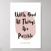 Matthieu 19:26 poster (Devant)