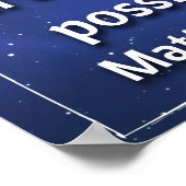 Matthieu 19:26 poster (Coin)