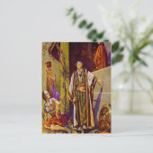 Matthieu 26:69-75 Pierre Denies Jésus carte postal (Debout devant)