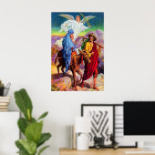 Matthieu 2:13-18 Fuir en Egypte poster (Bureau à domicile)