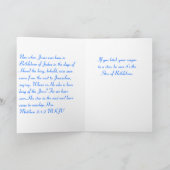 Matthieu 2:1,2 Carte de Noël (Intérieur)