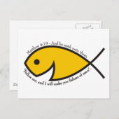 Matthieu 4:19 Pêcheurs D'Hommes Carte Postale Grap (Devant / Derrière)