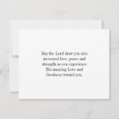 Matthieu 5:11-12 Béni êtes-vous la carte d'apparte (Dos)