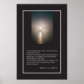 Matthieu 5:13-16 Poster des Écritures (Devant)
