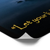 Matthieu 5:16 Christian Bible Verse Poster (Coin)