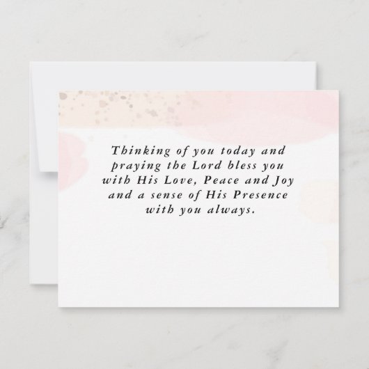 Matthieu 5:7 Heureux sont la Carte Plat Miséricord (Dos)