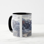 Matthieu 5:9 Verset Bible Mug à deux tons (Devant gauche)
