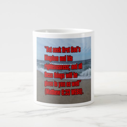 Matthieu 6:33 WEBU Mug (Devant)