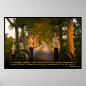 Matthieu 7:13-14 Poster de la Bible chrétienne (Devant)