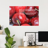 Matthieu 7:19, 20 Ecriture Poster (Bureau à domicile)