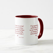 Matthieu 7:5 KJV Bible Verse Mug à deux tons (Devant droit)