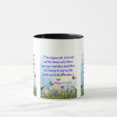 Matthieu 7:5 KJV Bible Verse Pic Mug Deux Tons (Centre)