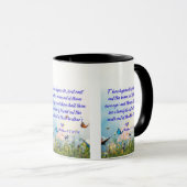 Matthieu 7:5 KJV Bible Verse Pic Mug Deux Tons (Devant droit)