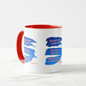 Matthieu 7:7 KJV Verse Bible Mug à deux tons (Devant gauche)