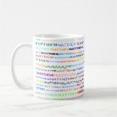 Matthieu Texte Design II Mug II (Gauche)