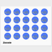 Matthieu's mignon stickers de tortue caricaturale (Feuille)