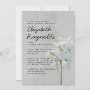 Matthiola Bridal Shower-uitvindingen Kaart