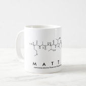 Mattias peptide nom mug (Devant gauche)