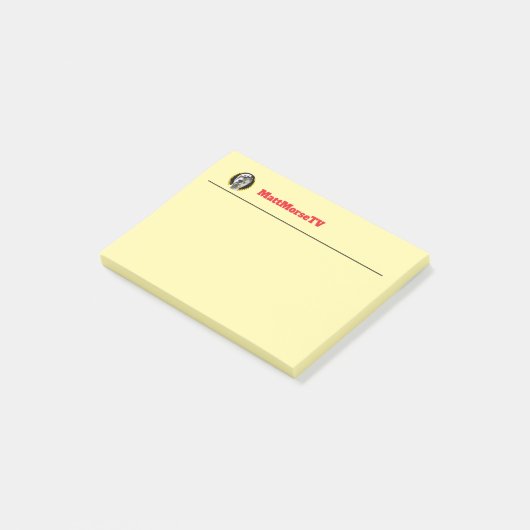MattMorseTV Post It Notes (verschillende maten) (Schuin)