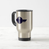 Matt's Precision Garage STainless Travel Mug Reisbeker (Voorkant links)